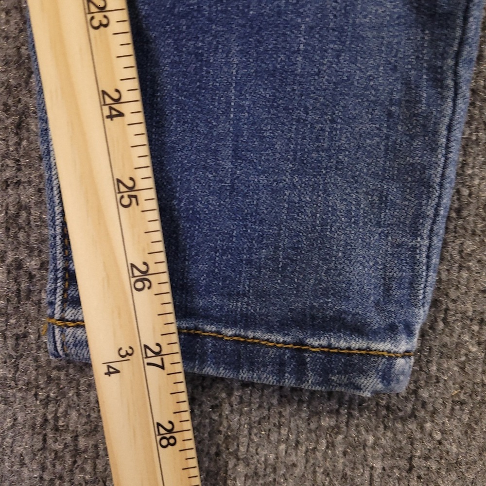 Judy Blue Patchwork Skinny Jeans Womens Sz 5 (28x27) Mid Rise Stretch Distressed - Picture 7 of 9